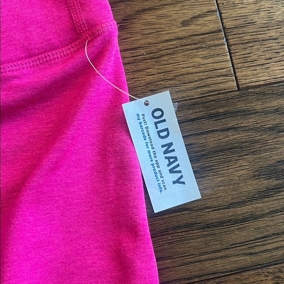 Old Navy Extra HighWaisted CloudComfy 7/8 Leggings hot pink Flamingo, Medium NWT - Picture 8 of 9